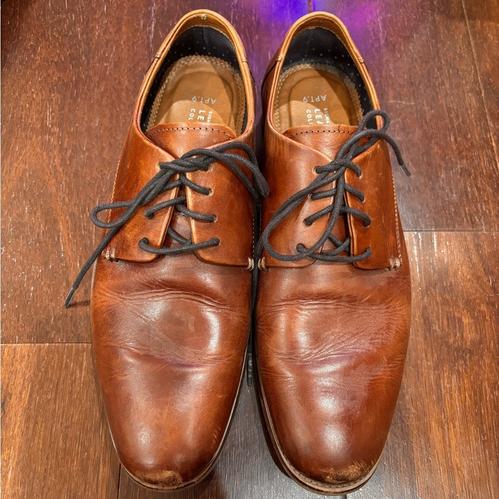 Brown Leather Men's Dress Shoes